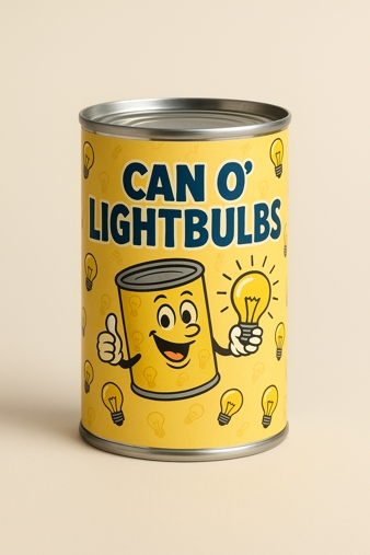 Product: CAN O' Lightbulbs